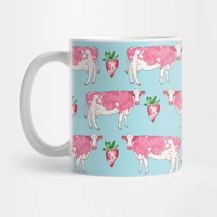 Strawberry Cow Pattern Mug